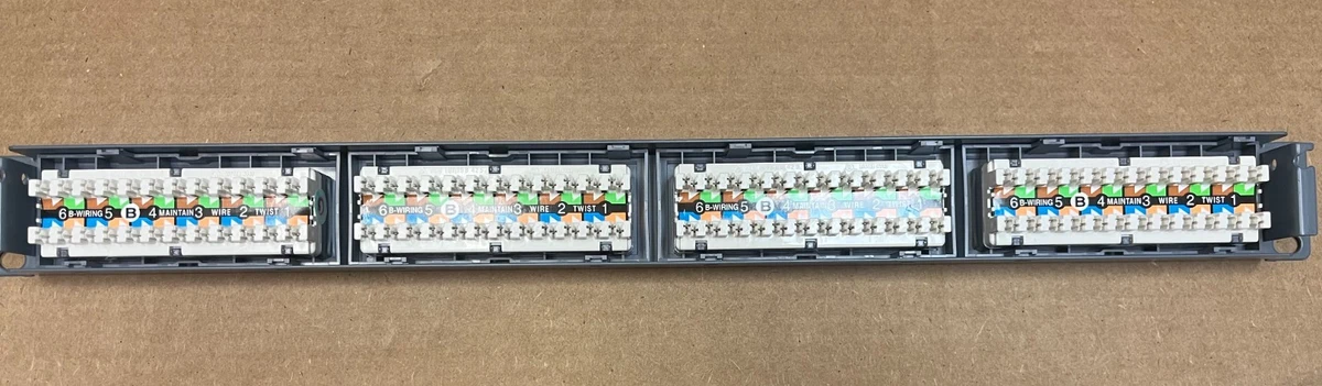 CommScope Cat 6 Ethernet (RJ-45) 24 Ports Network Patch Panels for