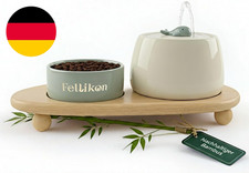Katzenbrunnen Keramik Set Mit Futternapf & 3-...