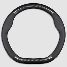 Für VW Corrado 1988 - 1995 D-Form Lenkradbezug Kohlefaser Lenkradhülle