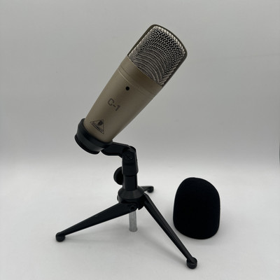Behringer C-1 Large-diaphragm Condenser Microphone w/ Mic Ring and Stand