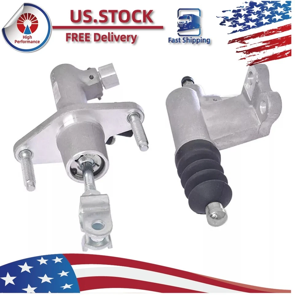 OEM For 2001-2005 Honda Civic 1.7L Clutch Master & Slave Cylinder Kit Foto 3 de 4