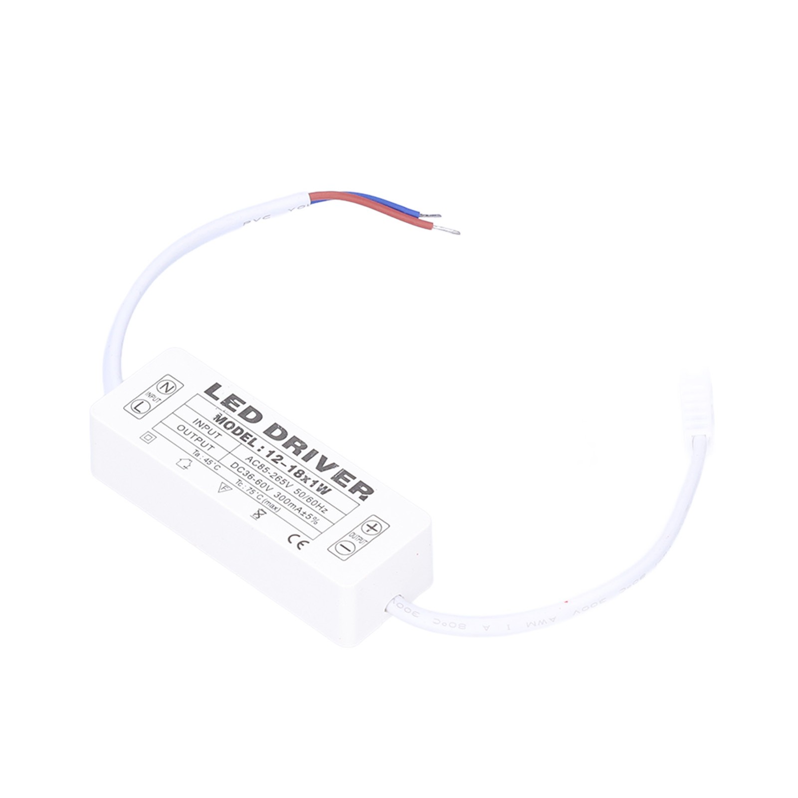 .LED Driver Heat Dissipation Short Circuit Protection Insulated Cable LED