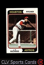 Houston Astros J.R. Richard #522 Topps Baseball Near Mint or Better