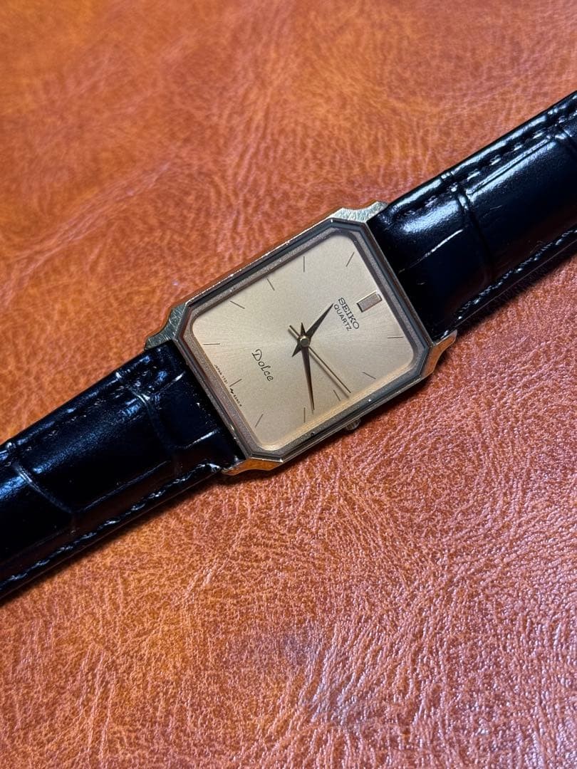 A119 SEIKO DOLCE Rectangular 80's - image 5