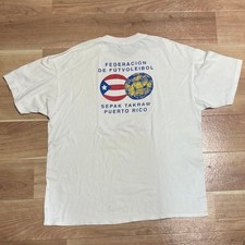 90's Sepak Takraw Puerto Rico SEPAK TAKRAW intage T-shirt single stitch
