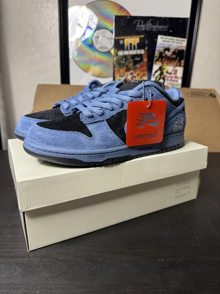 Nike SB Dunk Low Supreme 94 Ocean Fog Talla 9 (SE ENVÍA AL SIGUIENTE DÍA HÁBIL) Foto 3 de 4