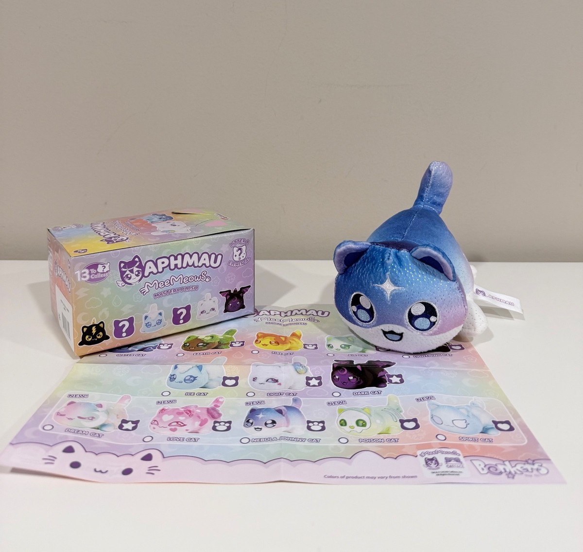 Aphmau MeeMeows Mystery Plush 6” Elemental Cat NEW 2025 Choose
