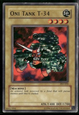 Pharaoh's Servant Yu-Gi-Oh! TCG Oni Tank T-34