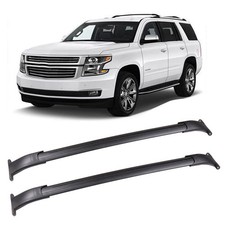 Roof Rack Crossbars Black Fits Escalade Tahoe Suburban Yukon 2015-2020