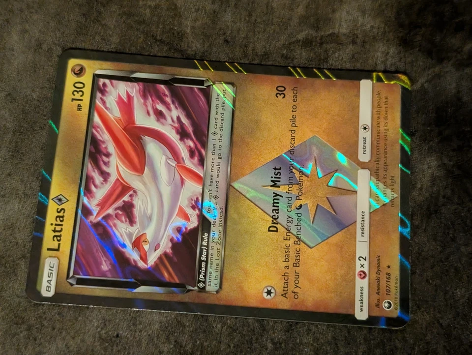 Latias Prism Star 107/168 Near Mint Celestial Storm Ultra Rare Holo 2018 Pokemon - Image 4 of 4