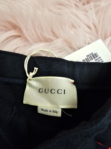 Gucci Girl Felted Cotton Jersey Navy Skirt Size 4 NWT - Picture 8 of 8