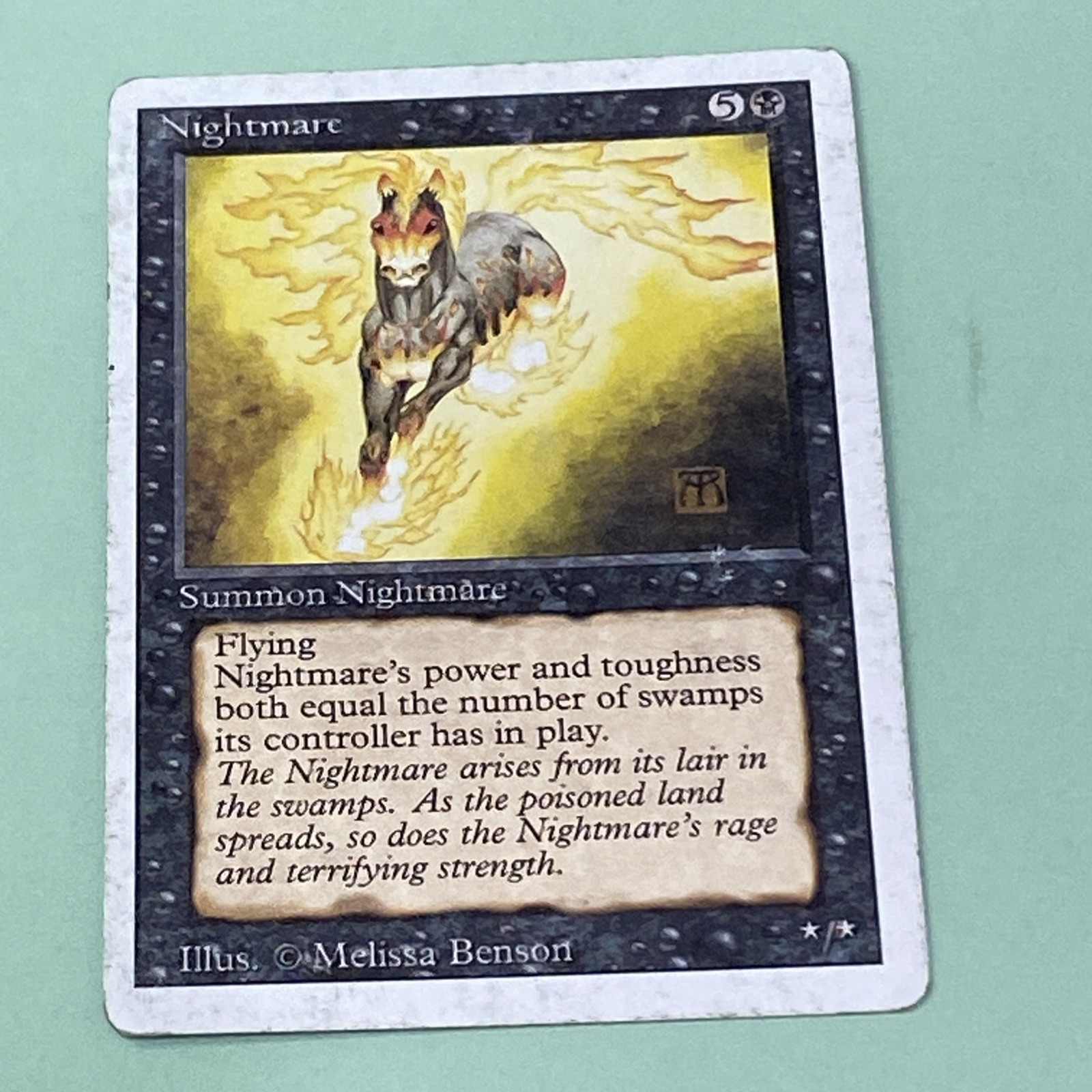 Nightmare - Revised (3rd) Edition MTG Rare 1994 - MP/HP Condition