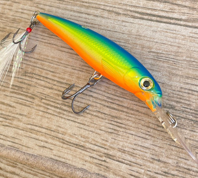 Rapala X-Rap Deep XR-08 Deep Diving Jerkbait 3.12'' Hot Steel Suspending XRD08