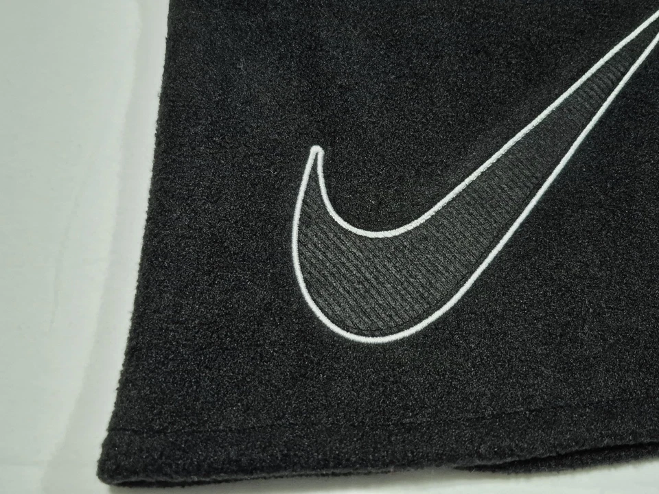 Nike Just Do it  Fleece Neck Warmer Unisex Scarf Snood Black One Size Fits All - Image 2 of 4