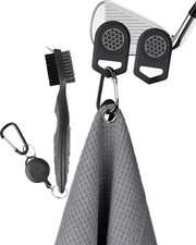 Magnetic Microfiber Golf Towel, Golf Towel with Clip, Golf Towels for Golf Ba...