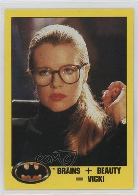 1989 O-Pee-Chee Batman Vicki Vale Brains + Beauty = Vicki #244 0au4