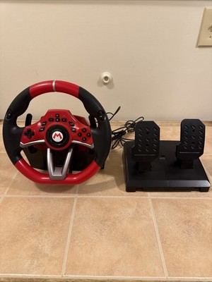 Hori Nintendo Switch Mario Kart Racing Wheel Pro Deluxe TESTED WORKS