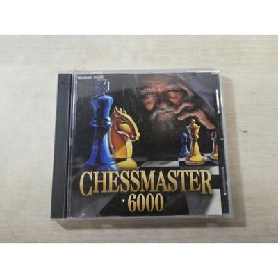 Chessmaster 6000 PC Game Windows 95 98 Mindscape 2-Disc Set Vintage 1998