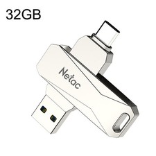10pcs - NetAC U782C USB Flash Drive 32GB Type-C High Speed Metal for