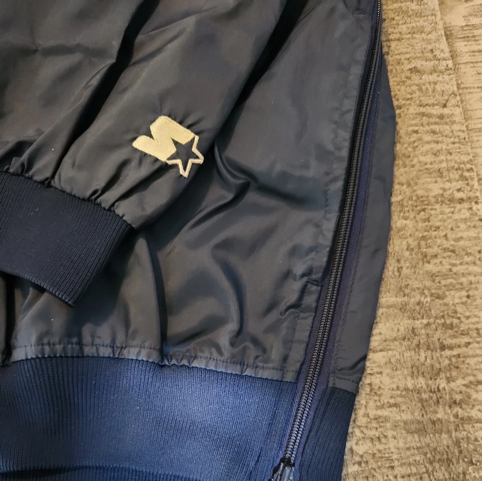 San Diego Chargers 80s STARTER 套头 1/4 防风夹克 XL 海军蓝 NFL 复古 — 第 4/4 张图片