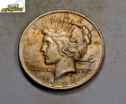 1924 Peace Dollar * Gem BU Rainbow Toned * 90% Silver * XPD810
