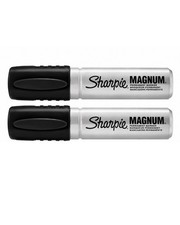 Marcadores permanentes Sharpie Magnum - Negro XL punta de cincel marcador permanente grande - 2pk