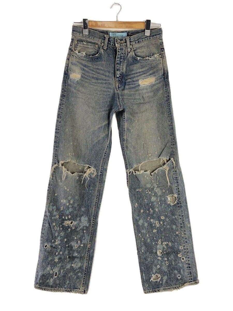Dairiku damage straight denim