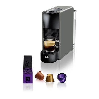 Kapselmaschine Nespresso Essenza Mini von Krups Grau