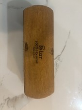 Star Professional SHOE SHINE BRUSH 100 Horsehair Made in BRAZIL NEW