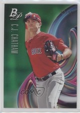 2018 Bowman Platinum Top Prospects Green 66/99 CJ Chatham #TOP-43 11pj