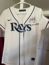 Randy Arozarena Signed Rays Jersey 2021 AL Rookie of The Year Womens Small