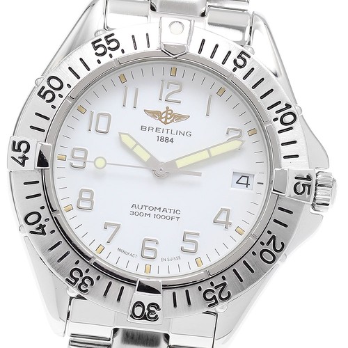 BREITLING A17035 Colt Date Automatic Mens Wristwatches Stainless steel Rank AB - Picture 2 of 7