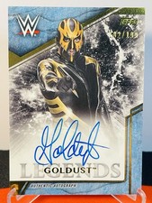 2017 Topps Legends of WWE Goldust Auto /199 Blue #LA-GD SP Dustin Rhodes AEW TNA