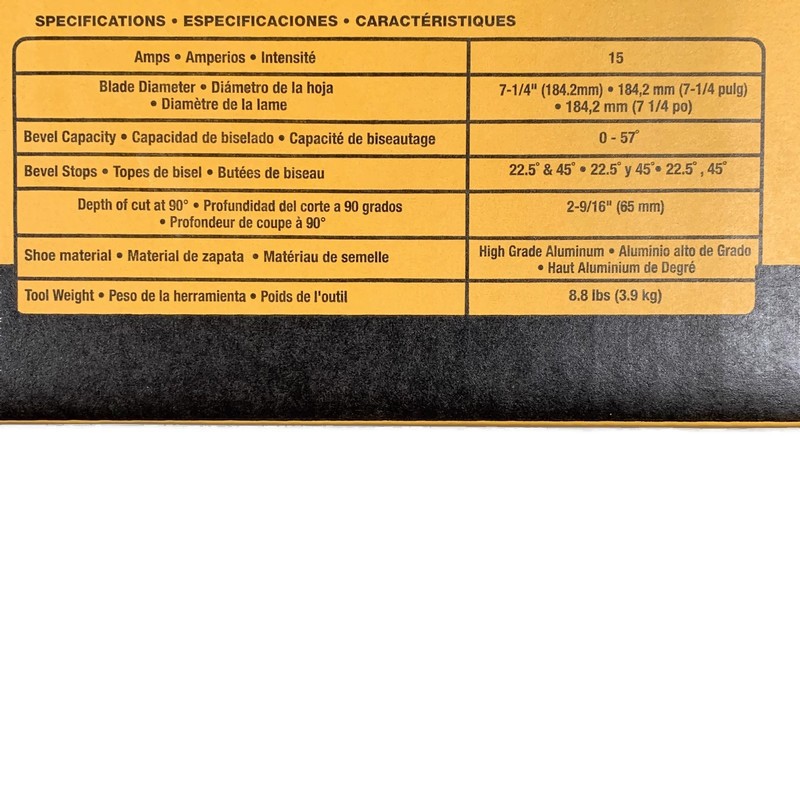 DEWALT DWE575 7-1/4-Inch 15 Amp Lightweight Corded Electric Circular Saw