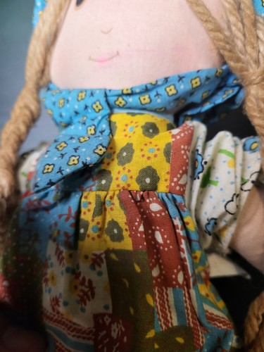 Muñeca de trapo Knickerbocker Holly Hobbie vintage años 70 15” INCREÍBLE FORMA #3 - Imagen 6 de 11