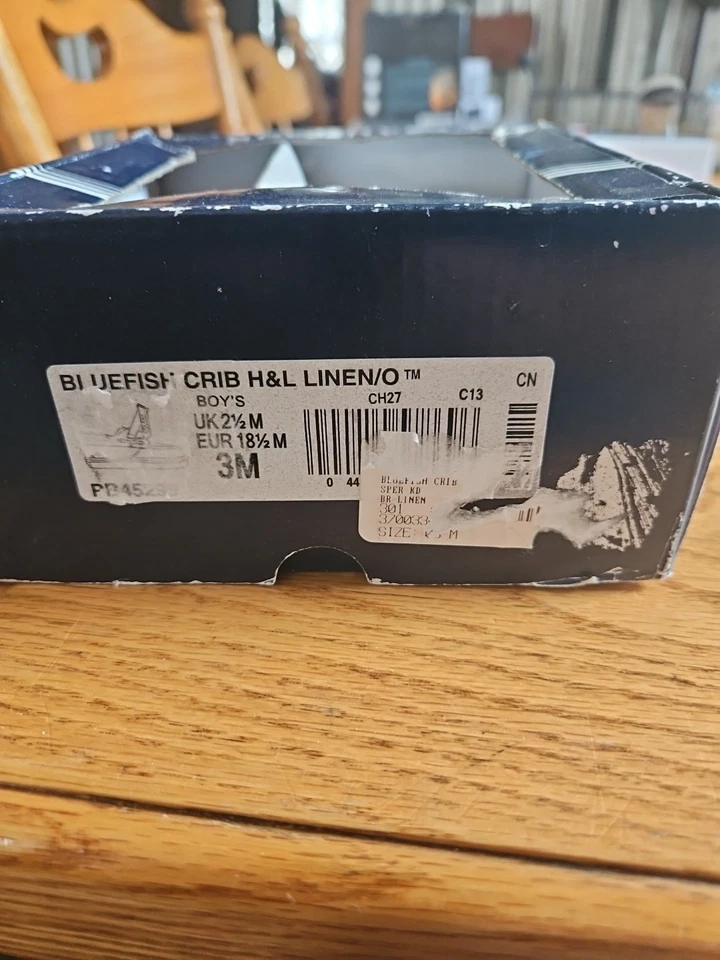 Zapato Cuna Sperry Bluefish Niños Talla 3M Foto 2 de 4