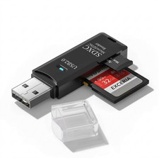 Lecteur Carte USB 3.0 2.0 Multifonction Micro SD TF Adaptateur Ordinateur 2en1
