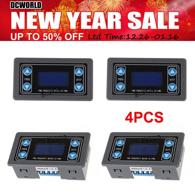 4PACK LCD PWM Signal Generator & Pulse Generator Frequency Duty Cycle Adjustable