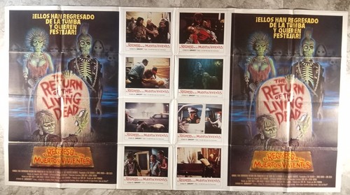 RETURN OF THE LIVING DEAD U.S SPANISH 1-STOP MOVIE POSTER SUPER RARE