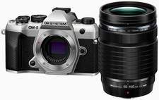 OM SYSTEM OM-5 Mark II Silver Camera with 40-150mm f/4 Lens Bundle