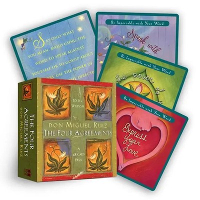 Four Agreements Cards | Miguel Don Ruiz | Taschenbuch | Schachtel | Englisch