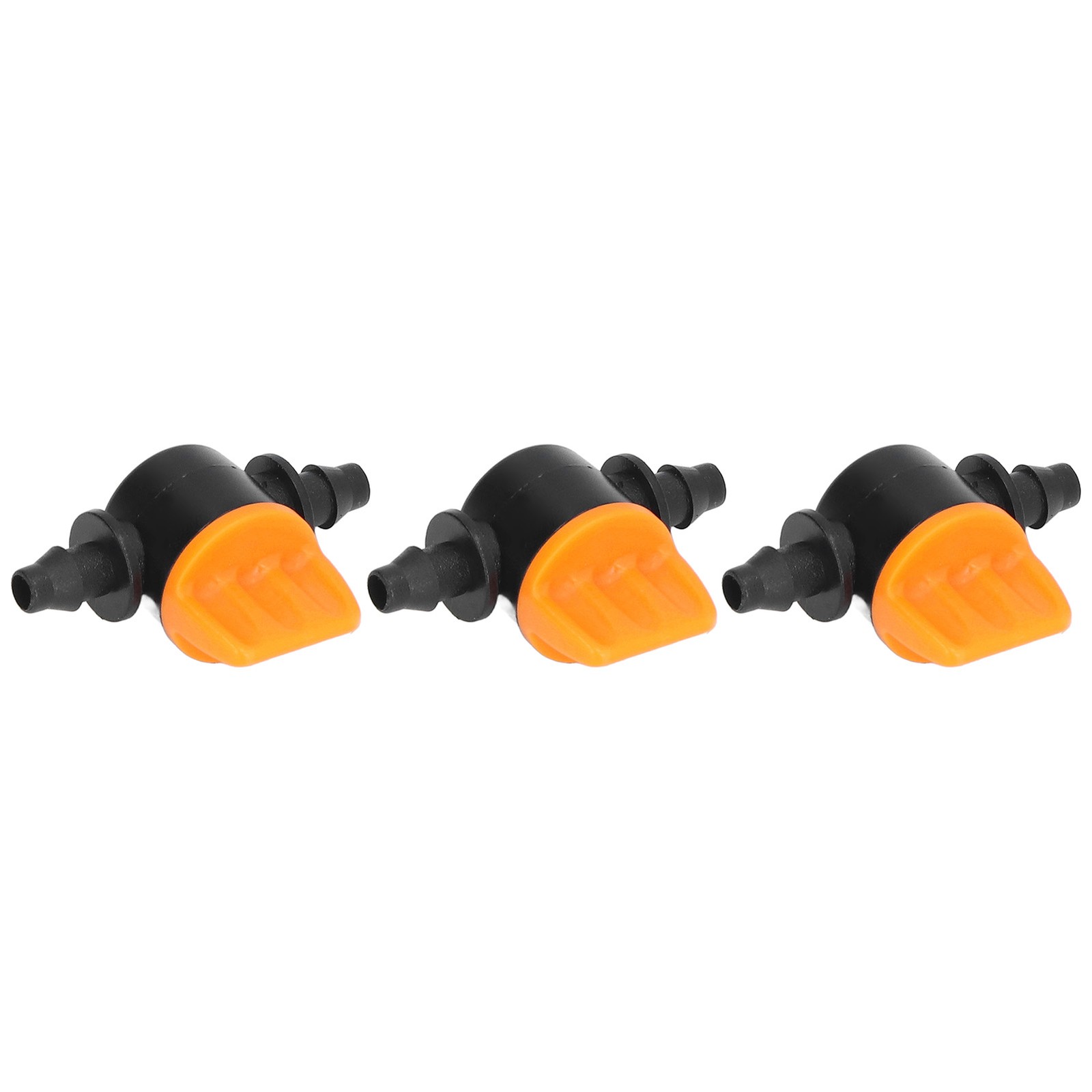 100Pcs 4/7 Barb Valve Irrigation Mini Pipe Water Valve Through Type Valve M BAJ