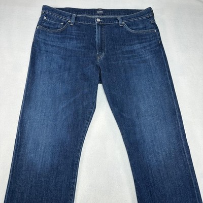 Citizens Of Humanity The Sid Jeans Mens 38x32 Blue Straight Denim Casual Classic