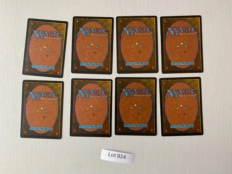 8 Basic Swamps from Revised edition. MTG Magic the Gathering - Image 2 of 2