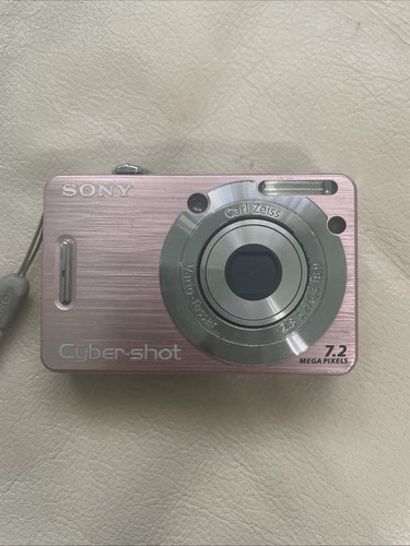 Sony Cyber-shot DSC-W80 7.2MP Digital Camera - Silver Not working or for parts