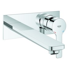 Grohe Mitigeur de lavabo linéaire 2 trous, montage mural, décharge 207 mm, 23...
