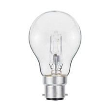 Luminizer 53W = 70W BC/B22 Eco Halogen GLS Clear Halogen, Warm White Dimmable