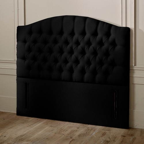 "Cabecera de diván de pie Chesterfield Imperial cabecera de felpa de 45" piso - Imagen 4 de 12