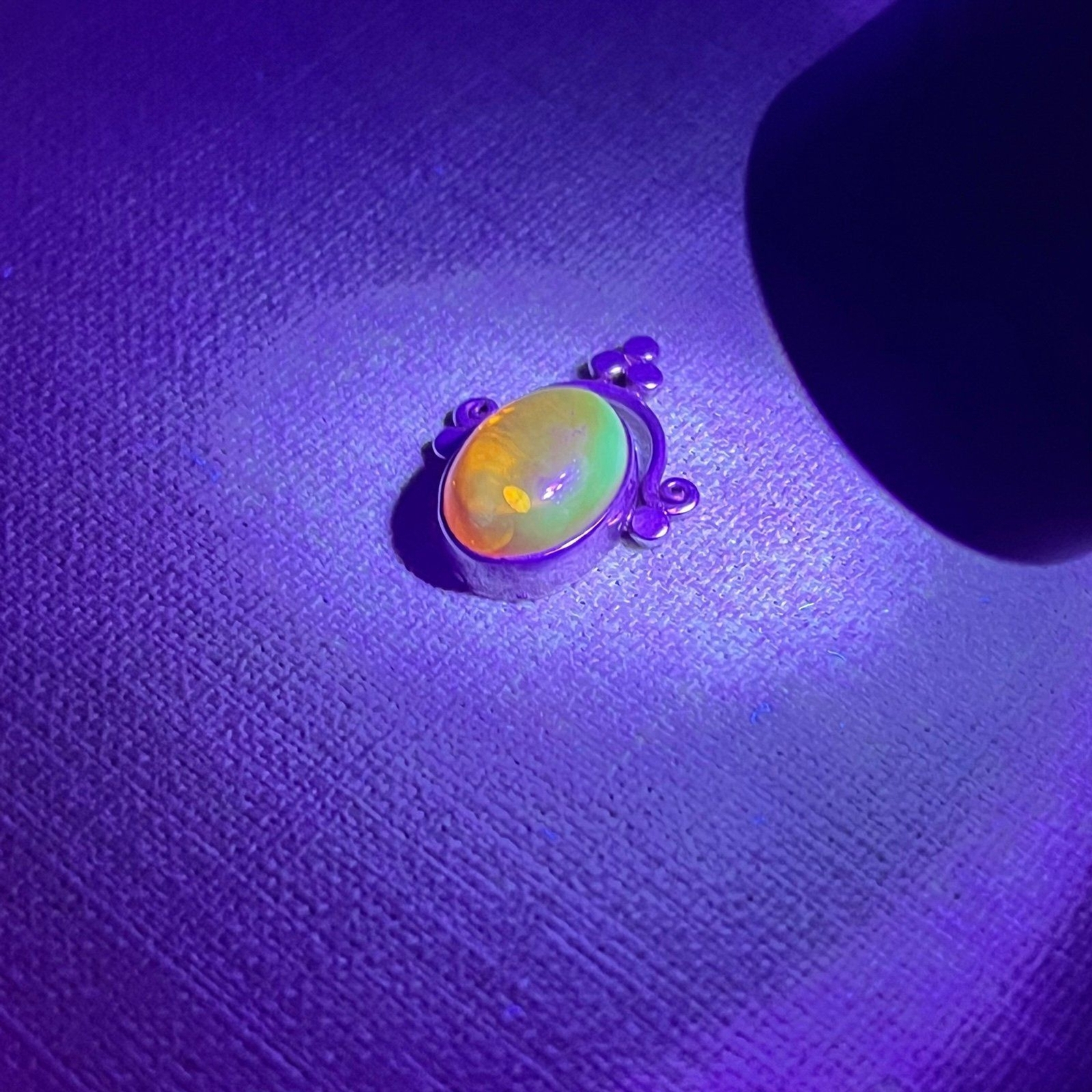 Authentic large amber Sterling silver pendant - image 9