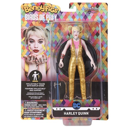 Noble Collection Bendyfigs DC Comics - Harley Quinn Figure - Birds of Prey - New - Picture 6 of 6